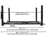 Atlas® Garage Pro 9000 Service/Parking 4 Post Lift 9,000 lbs