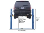 Atlas® BP8000 Floor Base-Plate 2 Post Lift 8,000 lbs