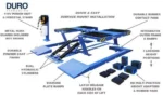 iDeal Lift LR-10K-TLPAD Commercial Low-Rise Pad Lift 10,000 lbs.