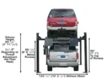 Atlas® Garage Pro 9000 Service/Parking 4 Post Lift 9,000 lbs