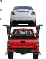BendPak Autostacker™ A6S 110V Scissors Parking Lift Platform 6,000 lb w/Power Unit Console