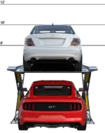 BendPak Autostacker™ A6S 110V Scissors Parking Lift Platform 6,000 lb w/Power Unit Console