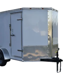 CY238 Cynergy 6×10 Enclosed Trailer TA White