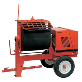 8 Cu Ft Mortar/Plaster Mixer Poly-Drum | Honda Gas Engine | Highway Towable