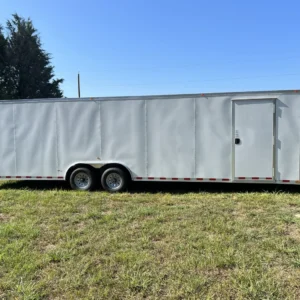 CY712 Cynergy 8.5×28 Enclosed Car Hauler 10k White