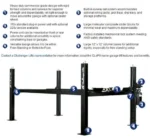 Challenger CL4P9W Ex-Length & Width 4 Post Storage/Service Lift 9,000