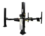 Challenger AR4115XAO Ex-Length Open Front 15,000 lbs 4 Post Alignment Rack Package – Black Only