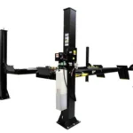 Challenger AR4115XAO Ex-Length Open Front 15,000 lbs 4 Post Alignment Rack Package – Black Only