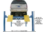 Atlas® 412A Commercial Grade 4 Post Alignment Lift 12,000 lbs