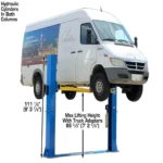 Atlas® BP-10000 Floor Baseplate 2 Post Car Lift 10,000 lbs