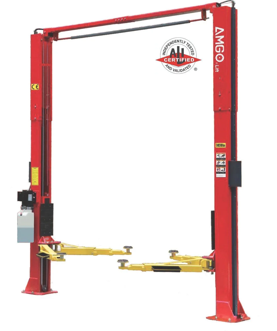 AMGO® Hydraulics OH-10 ALI Certified Super-Asymmetric® 2 Post Lift 10,000 lbs AMGO® Hydraulics OH-10 ALI Certified Super-Asymmetric® 2 Post Lift 10,000 lbs