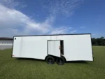 CY701 Cynergy 8.5×24 Enclosed Car Hauler 10K White Blackout