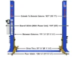 Atlas® Platinum PVL-9BP ALI Certified Base-Plate 2 Post Lift 9,000 lbs