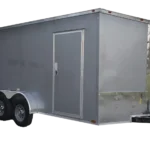 CY217 Cynergy 7×14 Enclosed Trailer TA Silver