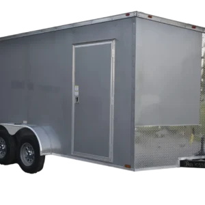 CY217 Cynergy 7×14 Enclosed Trailer TA Silver