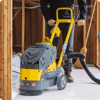 Concrete Floor Grinder – 10″ Electric with 1.5HP Motor for Surface Prep