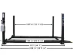 Atlas® Garage Apex 8 ALI Certified 4 Post Parking Lift 8,000 lbs