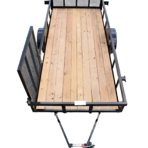 CA124 Caliber 6.5×14 Tube Utility Trailer HD W/Side Gate