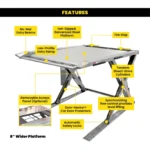 BendPak Autostacker™ A6S 110V Scissors Parking Lift Platform 6,000 lb w/Power Unit Console
