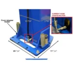 Atlas® PV12PX-3 Adj Height Ex-Wide/Ex-Tall 2 Post Lift 12,000 lbs w/3-Stage Arms