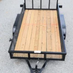 CA112 Caliber 6X12 Utility Trailer HD TA W/ Mesh Sides