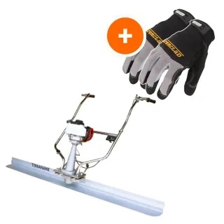 Tomahawk Power Screed – TVSA-H PRO Series Honda Engine – Choose a Blade W/ Free Vibration Impact Ironclad Gloves