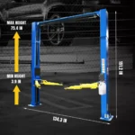 Torin TRJR-245LD TCE 220V 2 Post Lift 10,000 lb.