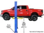 Atlas® PRO-9D Symmetric / Asymmetric 2 Post Lift 9,000 lbs