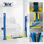 Torin TRJR-245LC TCE 220V 2 Post Floor Plate Lift 10,000 lbs.
