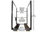 Atlas® ST-7000 Super Tall 4 Post Lift 7,000 lbs
