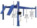 Atlas® Platinum AP-PVL14 ALI Certified 4 Post Lift 14,000 lbs