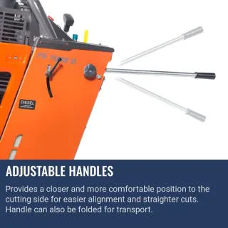 Husqvarna Floor Saw 7000 D | Walk-Behind Floor Saw