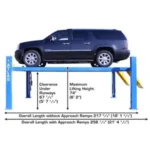 Atlas® 414 Commercial Grade 4 Post Lift 14,000 lbs