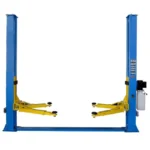Katool KT-H105 Symmetric 2 Post Floor Plate Car Lift 10,000 lbs – Blue