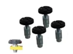 Katool KT-H105 Symmetric 2 Post Floor Plate Car Lift 10,000 lbs – Blue