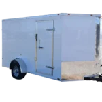 CY211 Cynergy 7×12 Enclosed Trailer SA White