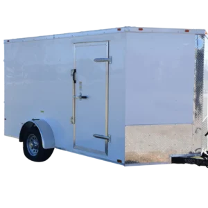 CY211 Cynergy 7×12 Enclosed Trailer SA White