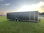 CY702 Cynergy 8.5×28 Enclosed Car Hauler 10K Charcoal Gray