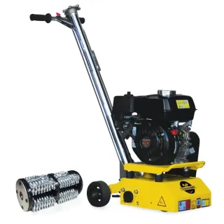 8″ Gas Concrete Scarifier Planer Grinder with 5.5 HP Honda Engine & Drum