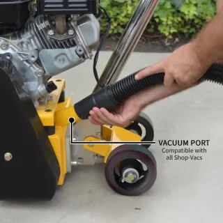 8″ Gas Concrete Scarifier Planer Grinder with 5.5 HP Honda Engine & Drum