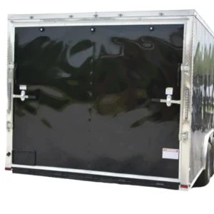 QC254 Quality 8.5×20 Enclosed Trailer TA 10K Black