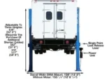 Atlas® PV15PX Adj Height Symmetric 2 Post Lift 15,000 lbs