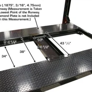 Atlas® Garage Pro 8000 Ext-L Ex-Tall Ex-Long Service/Parking 4 Post Lift 8,000 lbs