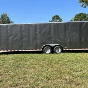 CY715 Cynergy 8.5×28 Enclosed Car Hauler 10K Charcoal Gray