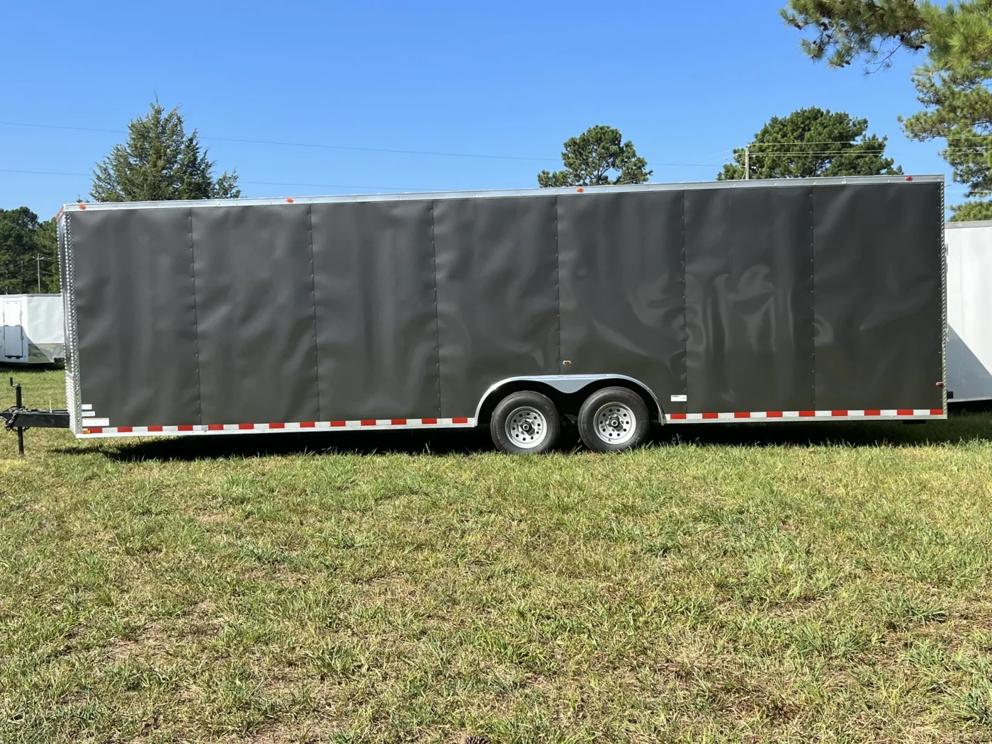CY715 Cynergy 8.5×28 Enclosed Car Hauler 10K Charcoal Gray CY715 Cynergy 8.5×28 Enclosed Car Hauler 10K Charcoal Gray