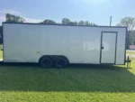CY700 Cynergy 8.5×24 Enclosed Car Hauler 10K Silver Blackout