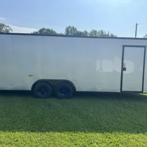 CY700 Cynergy 8.5×24 Enclosed Car Hauler 10K Silver Blackout