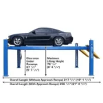 Atlas® 414A Commercial Grade 4 Post Alignment Lift 14,000 lbs