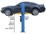 Atlas® BP8000 Floor Base-Plate 2 Post Lift 8,000 lbs