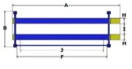 Whip Industries WFP12R-E Extended Length Four Post Car Lift 12,000 lb. Capacity